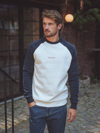Navy Raglan Oversized Sweater