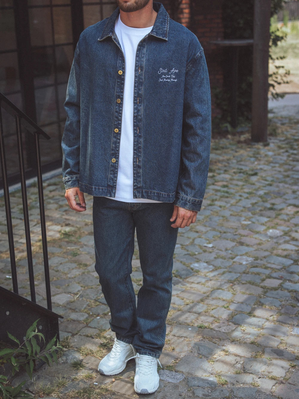 Dark Washed Denim Jeans