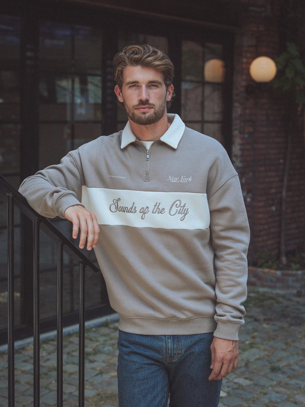 Brown Sounds Rugby Sweater