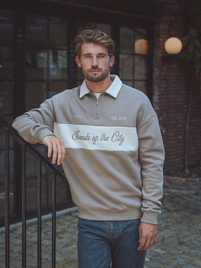 Brown Sounds Rugby-Pullover