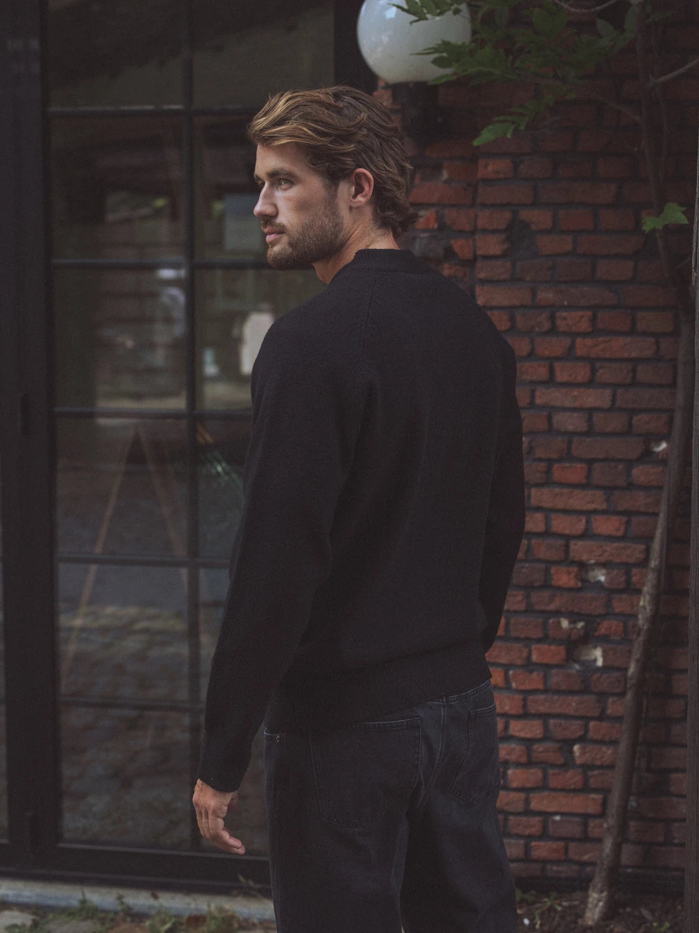Black Baseball Knitted Vest