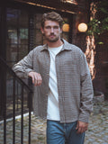 Brown Flannel Checked Shirt