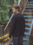 Black Oversized Raglan Longsleeve