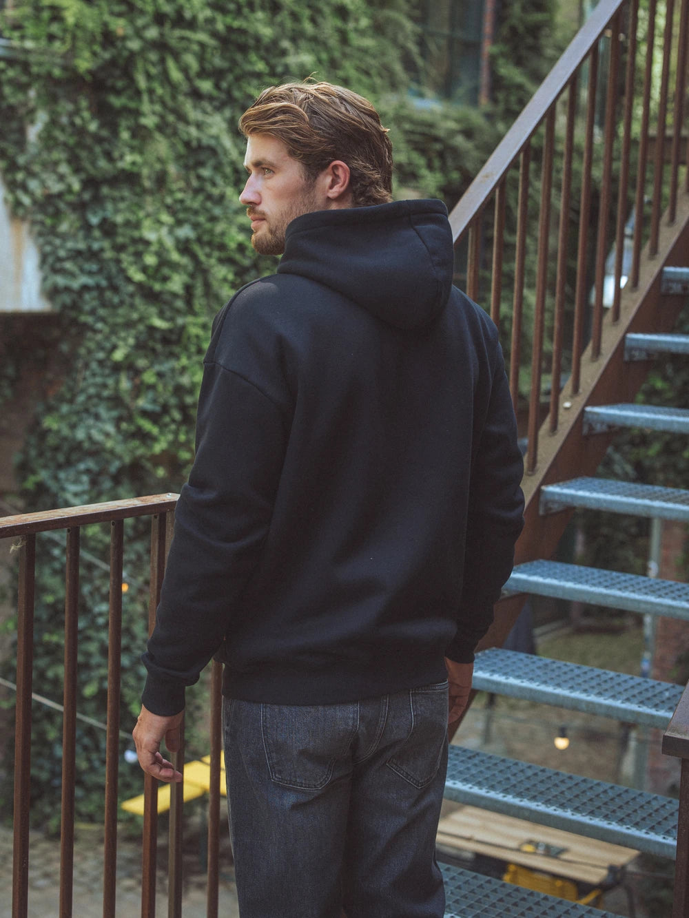 Black Central Park Oversized Vest