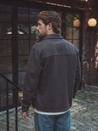 Brown Check Oversized Overshirt