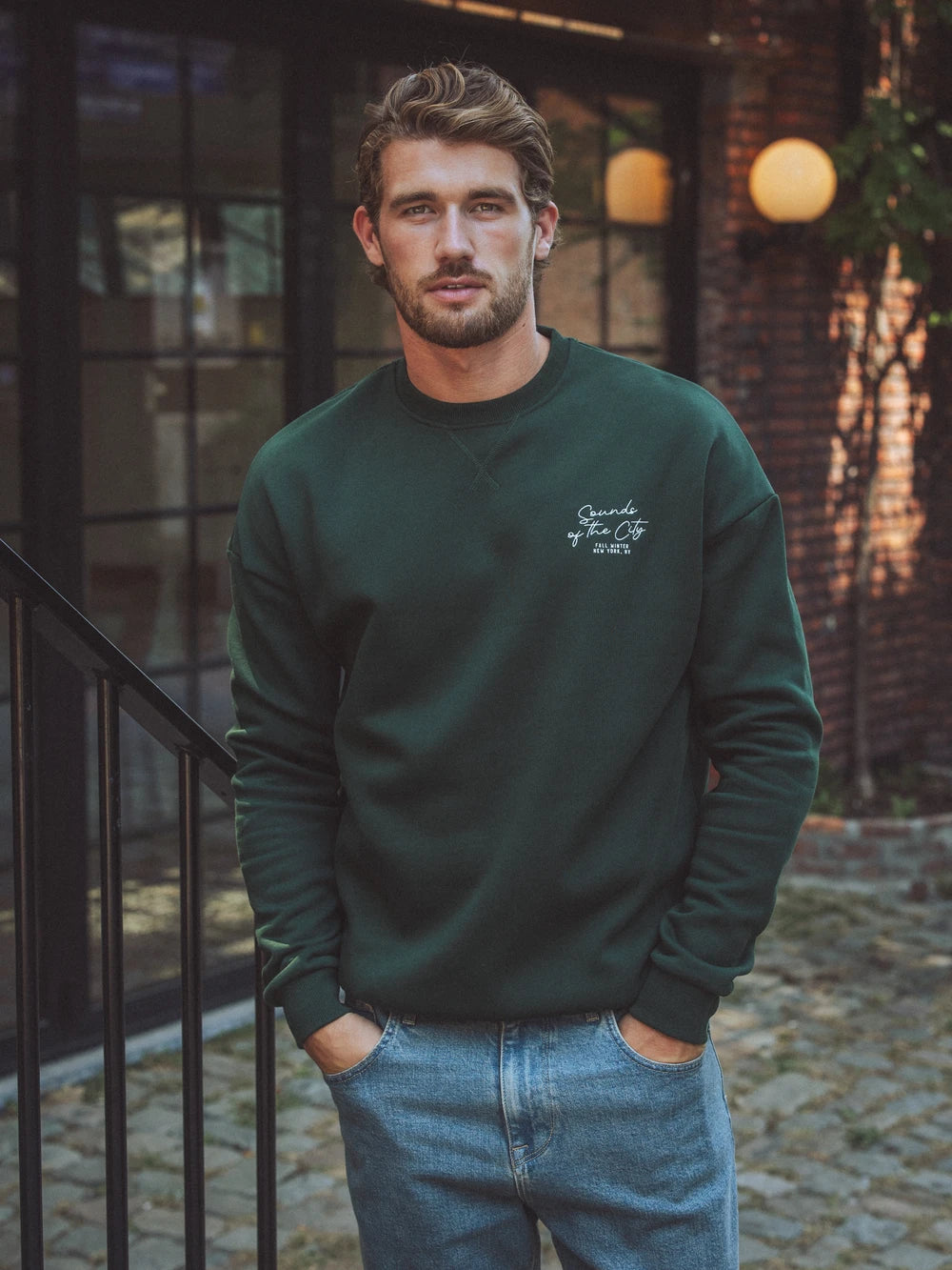 Green Oversized Sweater