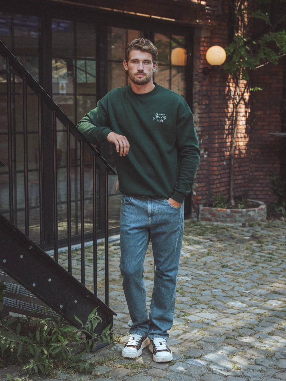 Green Oversized Sweater