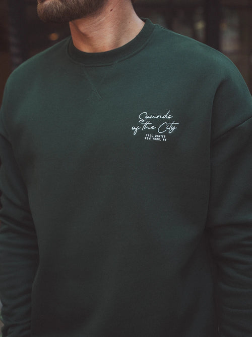 OVERSIZED SWEATSHIRT IN GRÜN