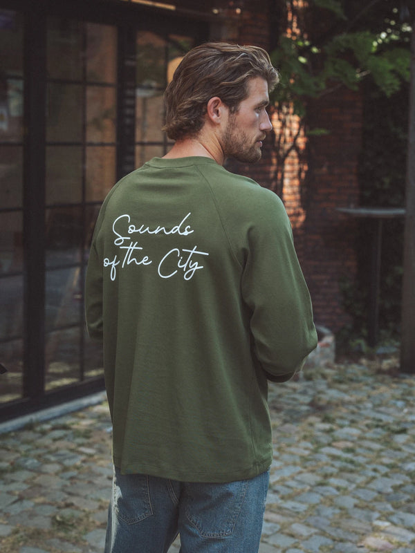 Green Oversized Longsleeve