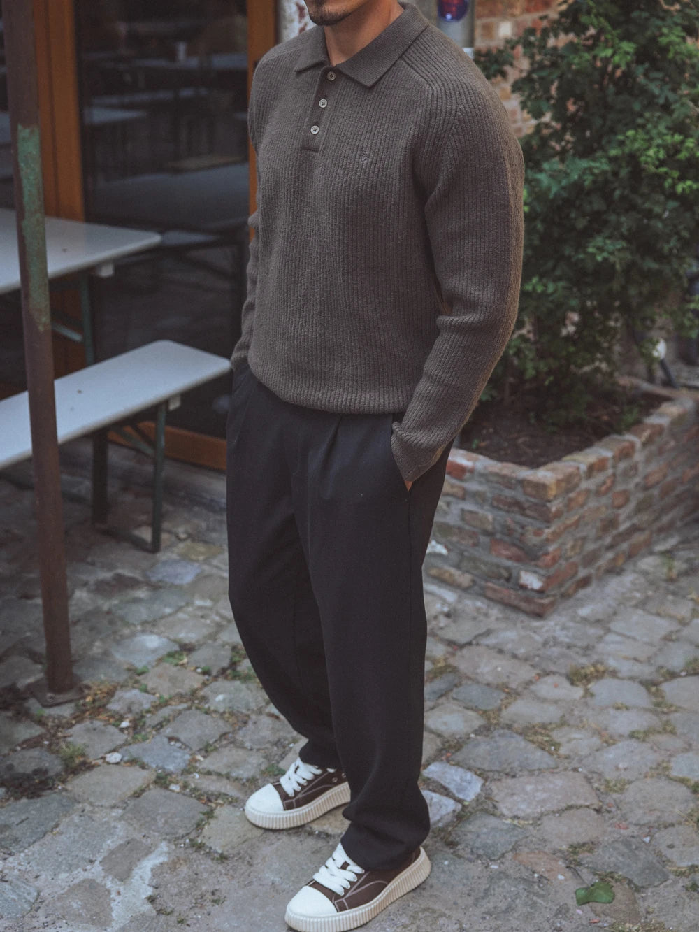 Green Knitted Oversized Sweater