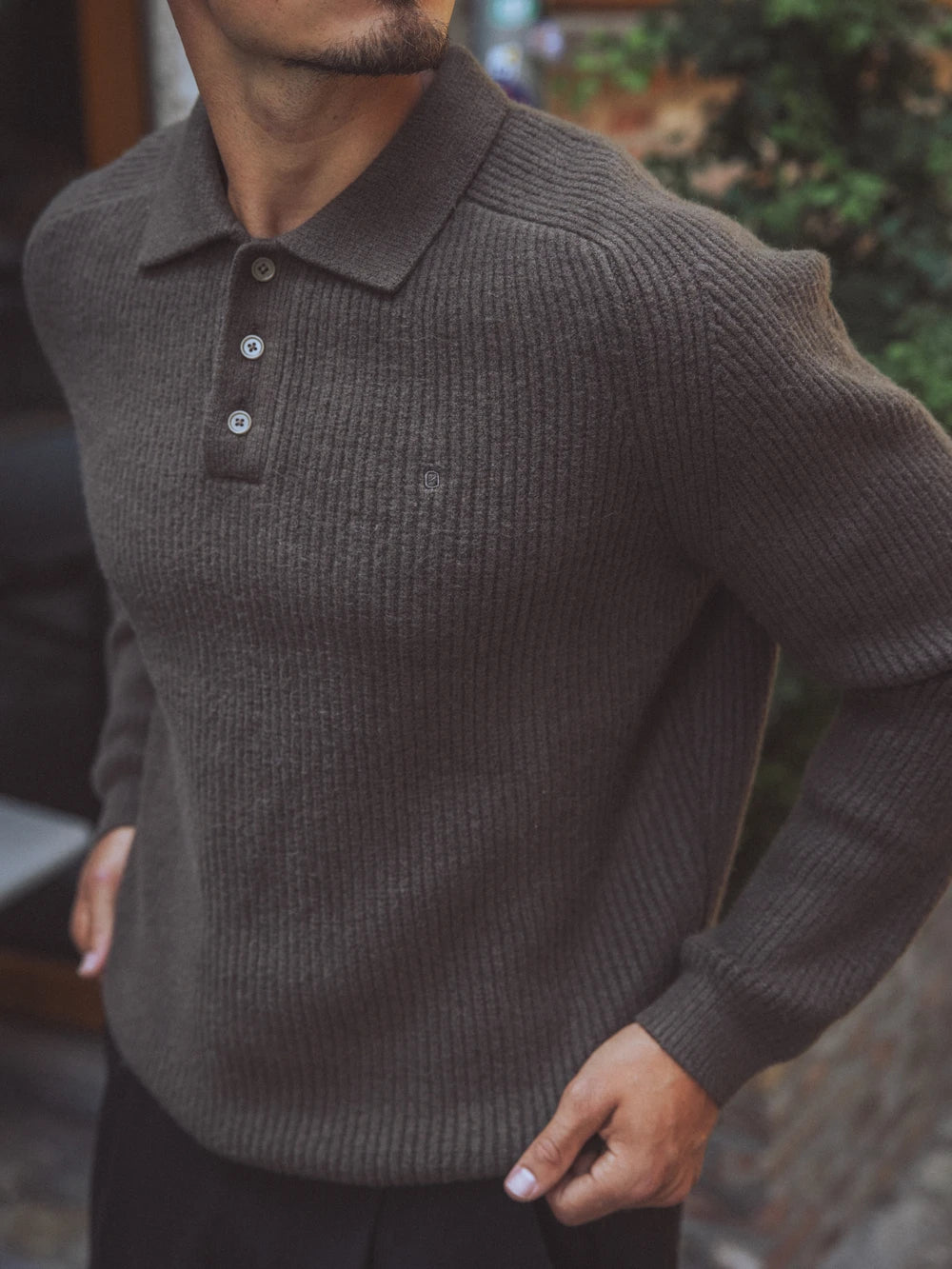 Green Knitted Oversized Sweater