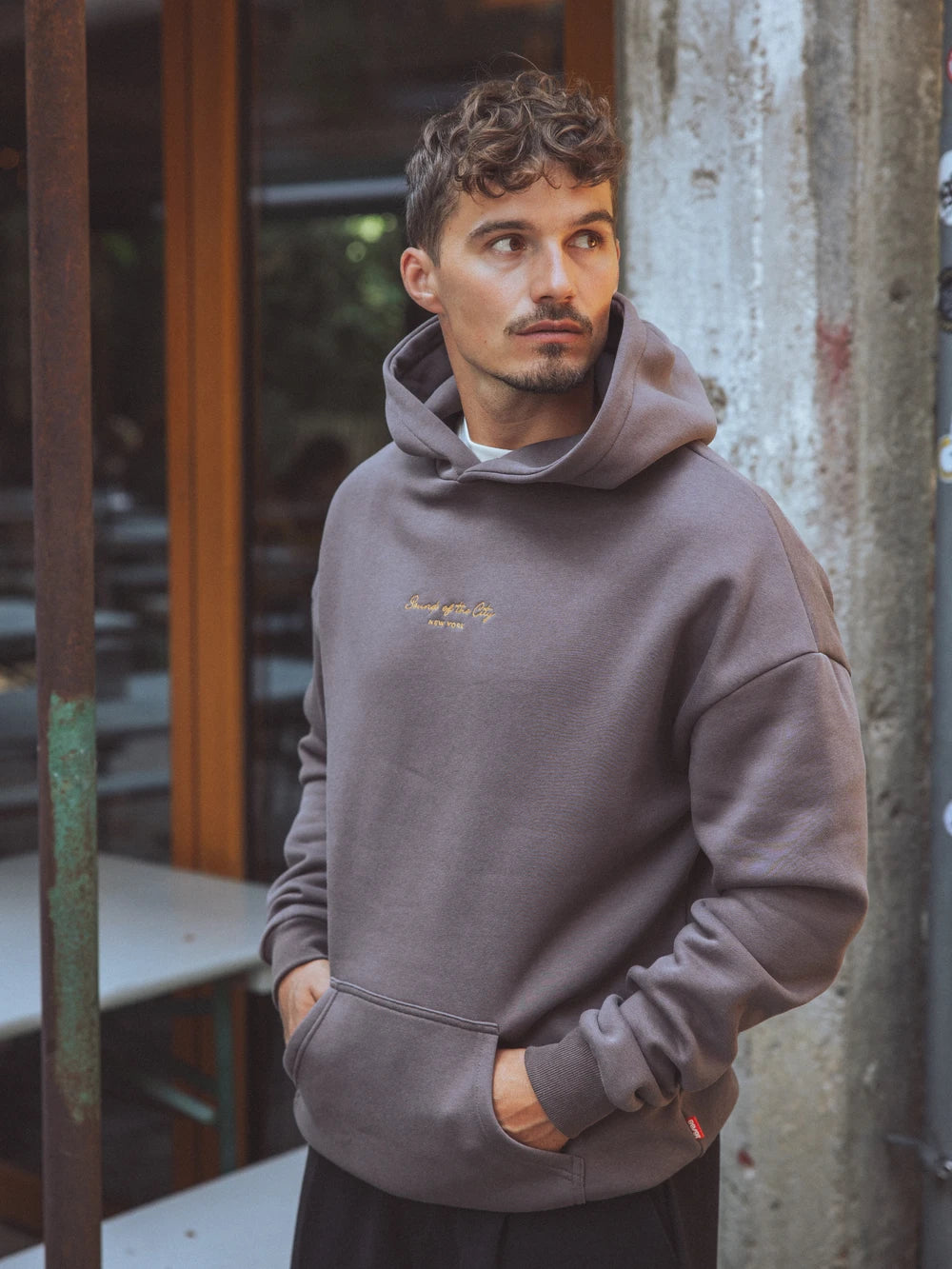 Brown Sounds Oversized Hoodie