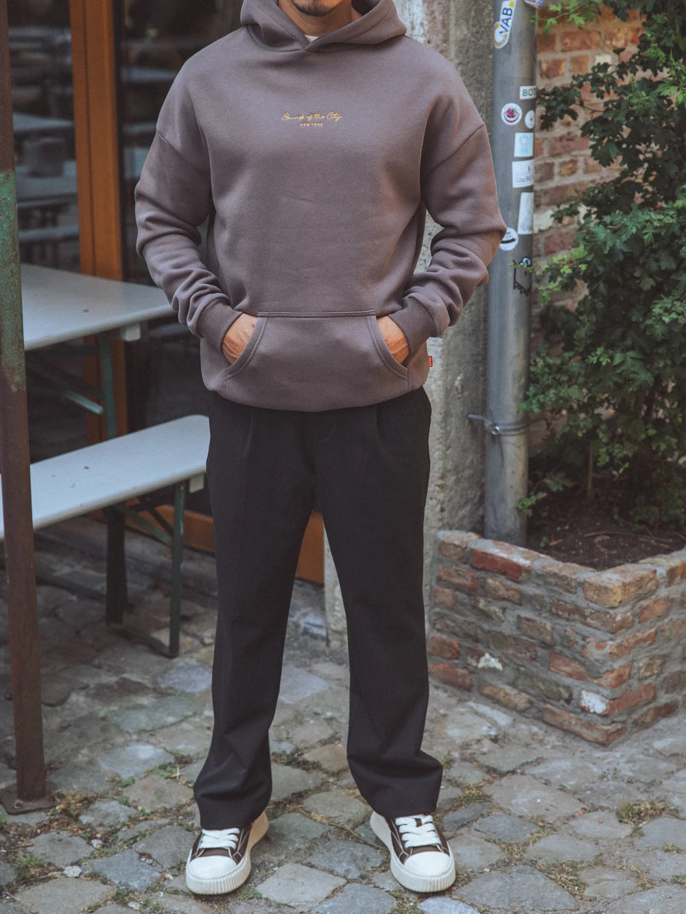 Brown Sounds Oversized Hoodie