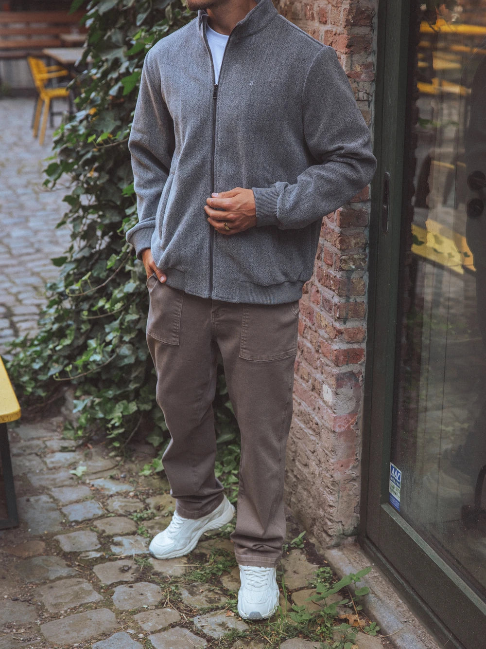 Grey Casual Vest