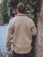 Beige Teddy Overshirt