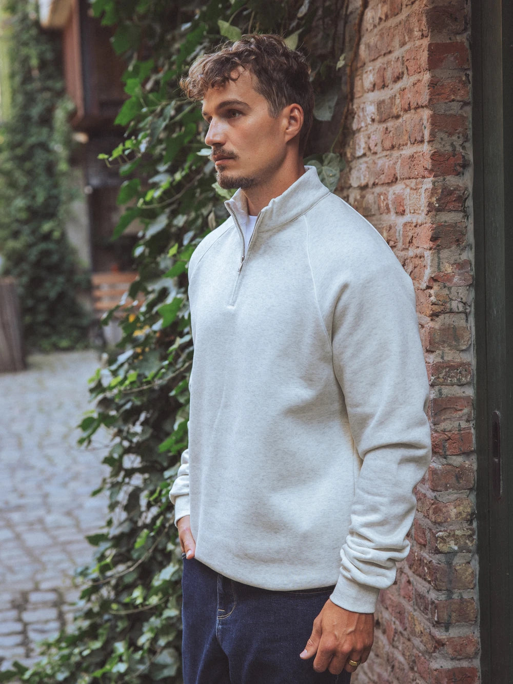 Grey Raglan Sweater