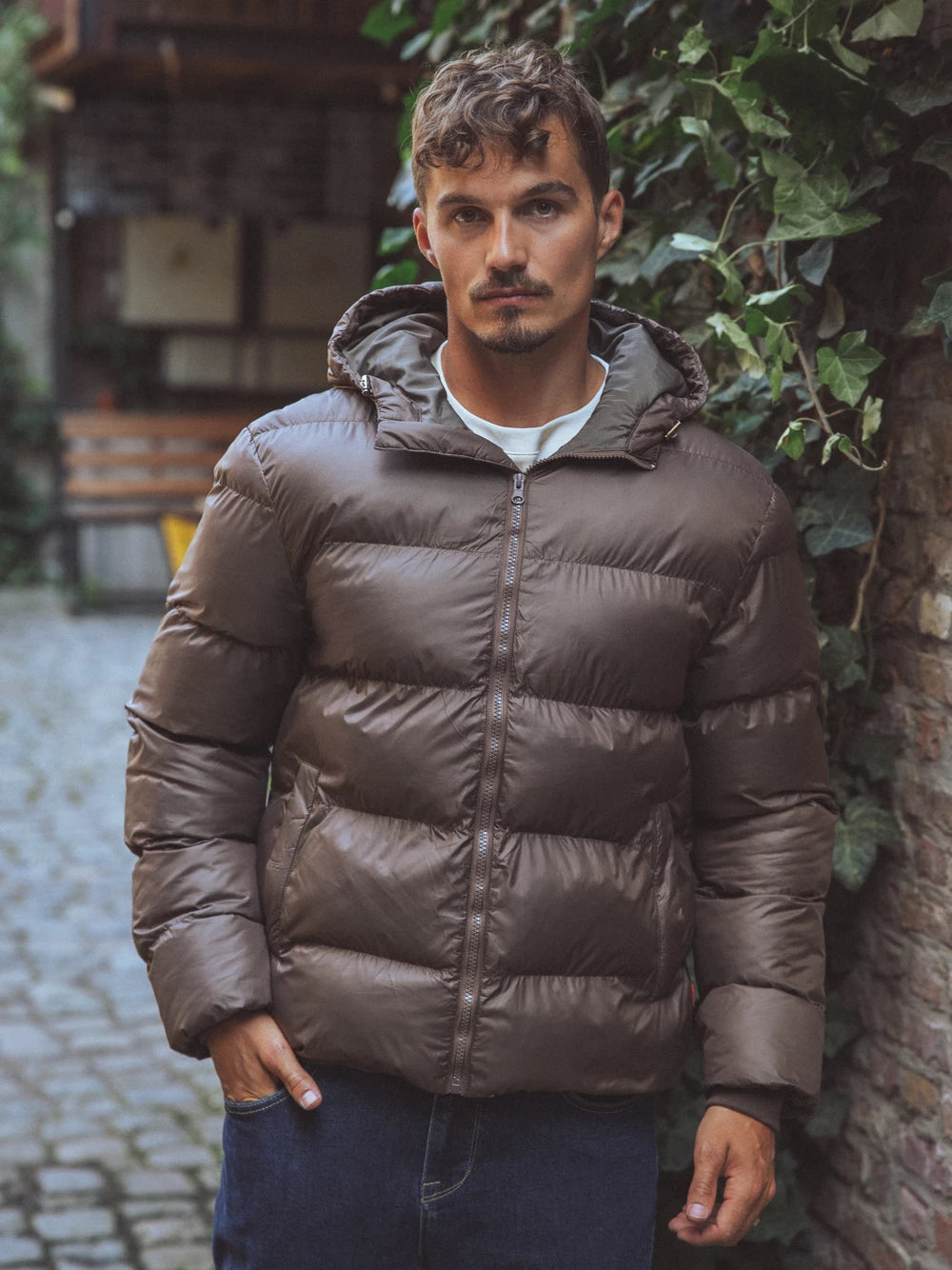 Brown Puffer Jacket
