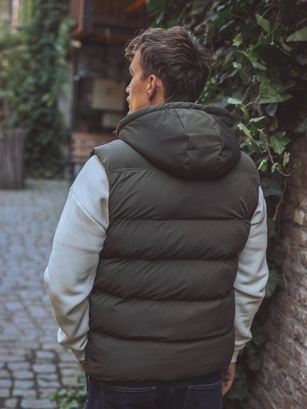 Army Hooded Bodywarmer