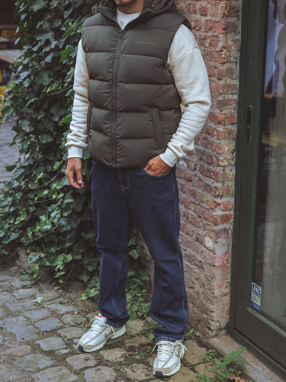 Army Hooded Bodywarmer