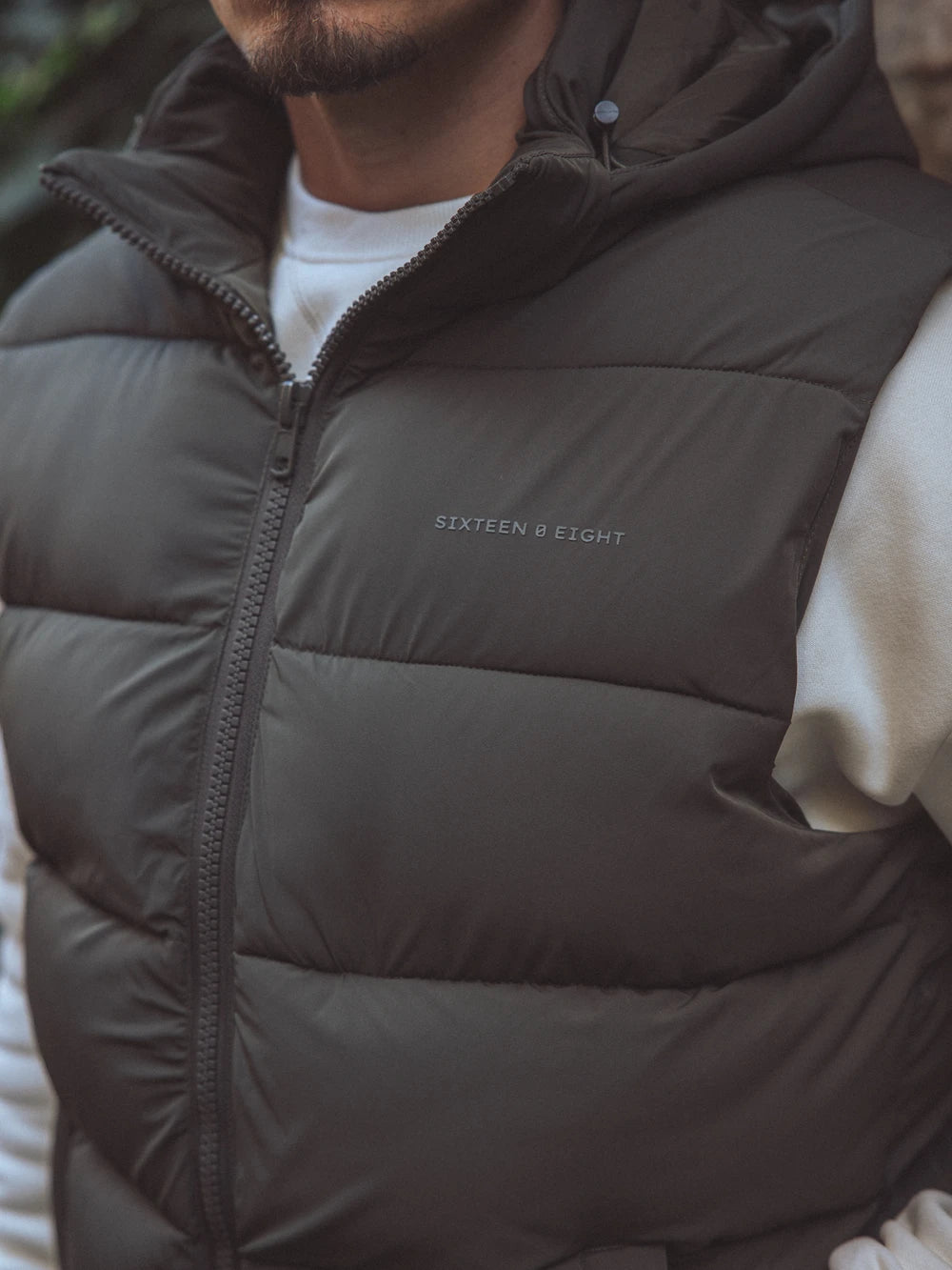 Army Hooded Bodywarmer