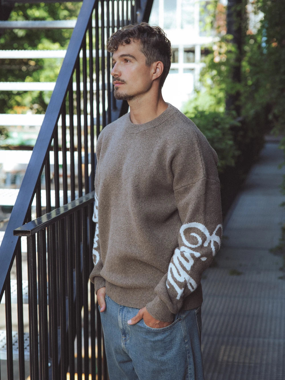 Brown Sixteen Knit Sweater
