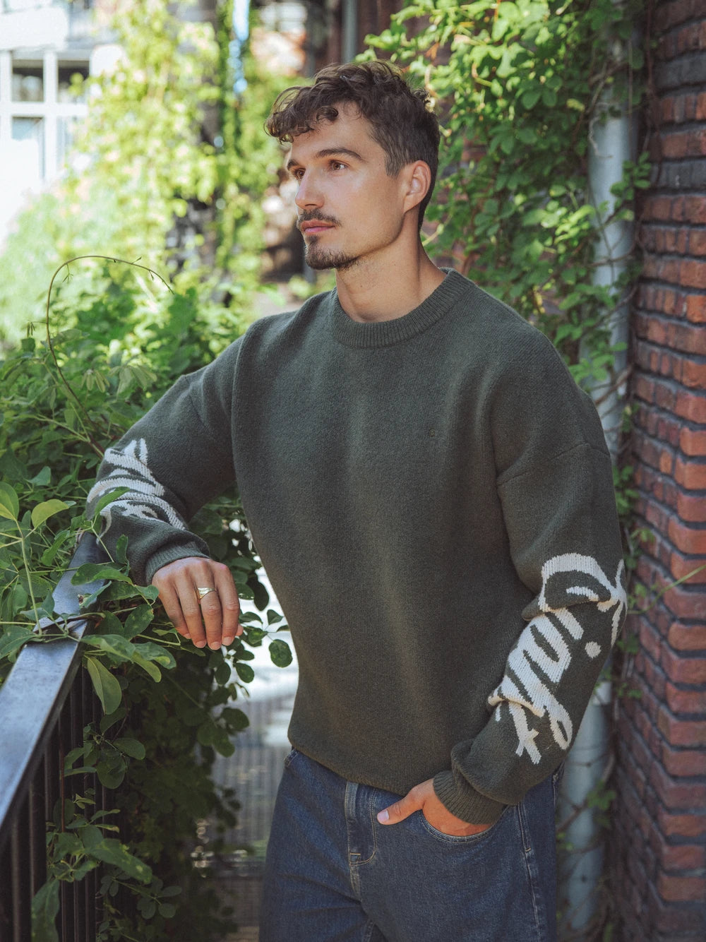 Green Sixteen Knit Sweater