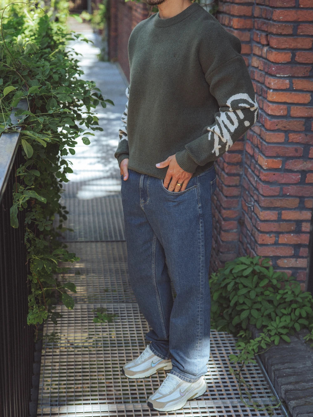 Green Sixteen Knit Sweater