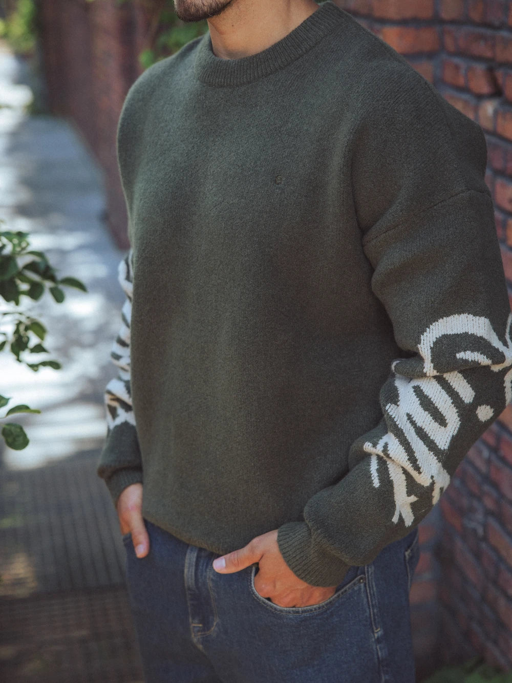 Green Sixteen Knit Sweater