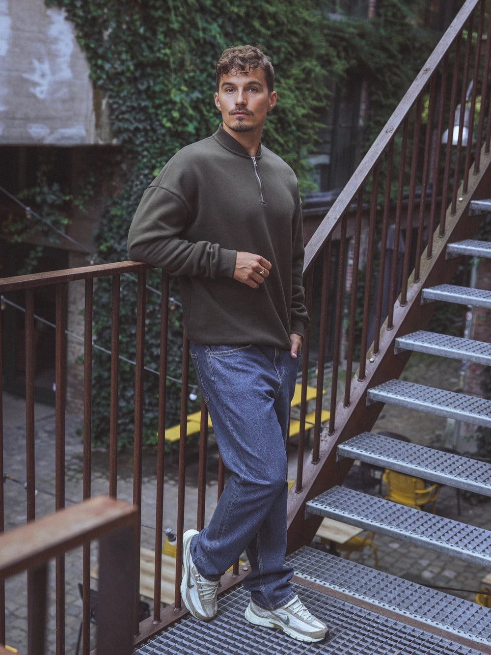 Quarter Collar Sweater