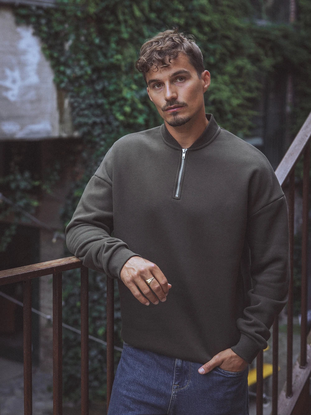 Quarter Collar Sweater