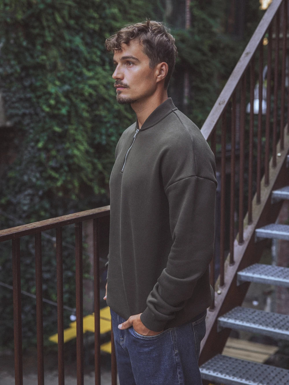 Quarter Collar Sweater