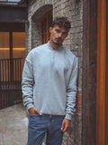 Grey Quarter Collar Sweater