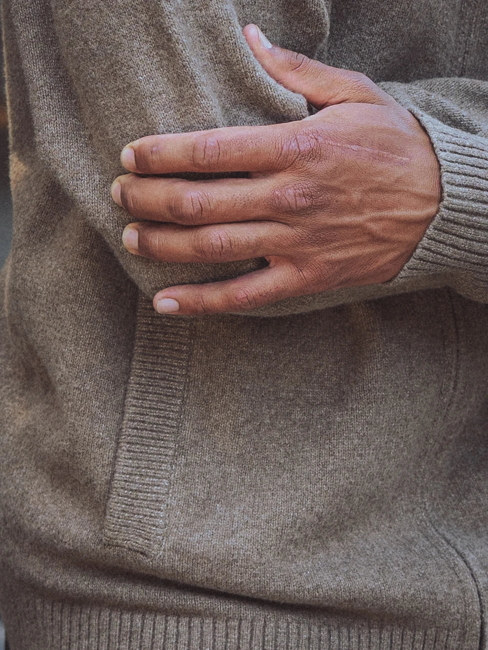 Brown Knit Vest