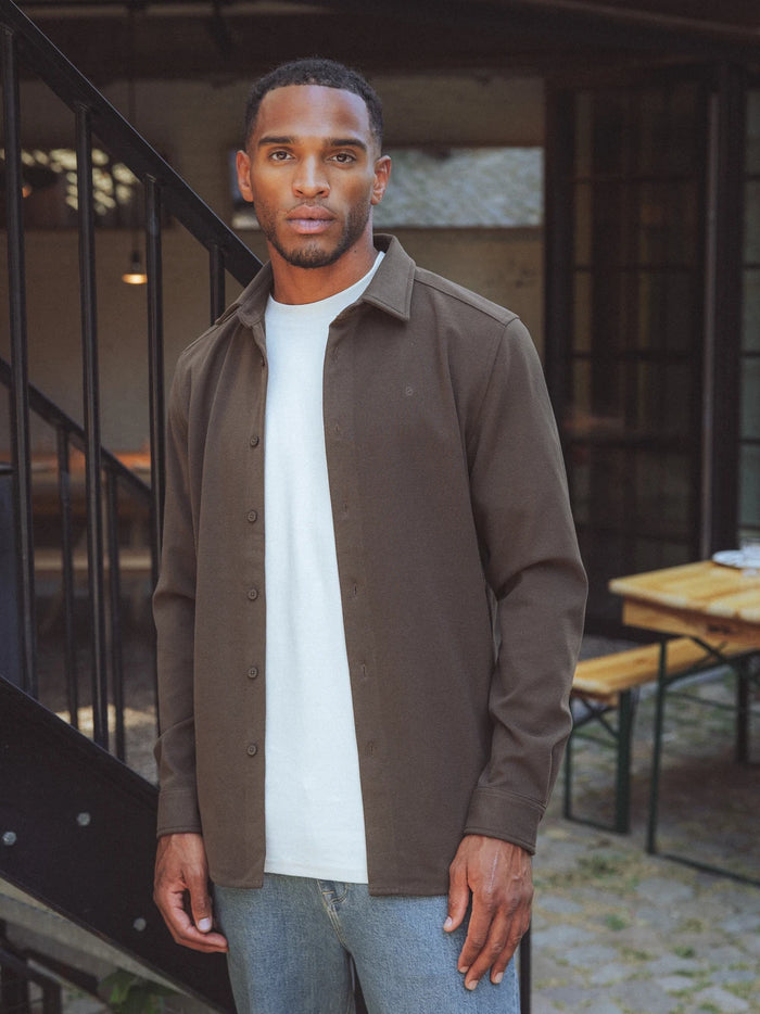 Brown Button Up Shirt