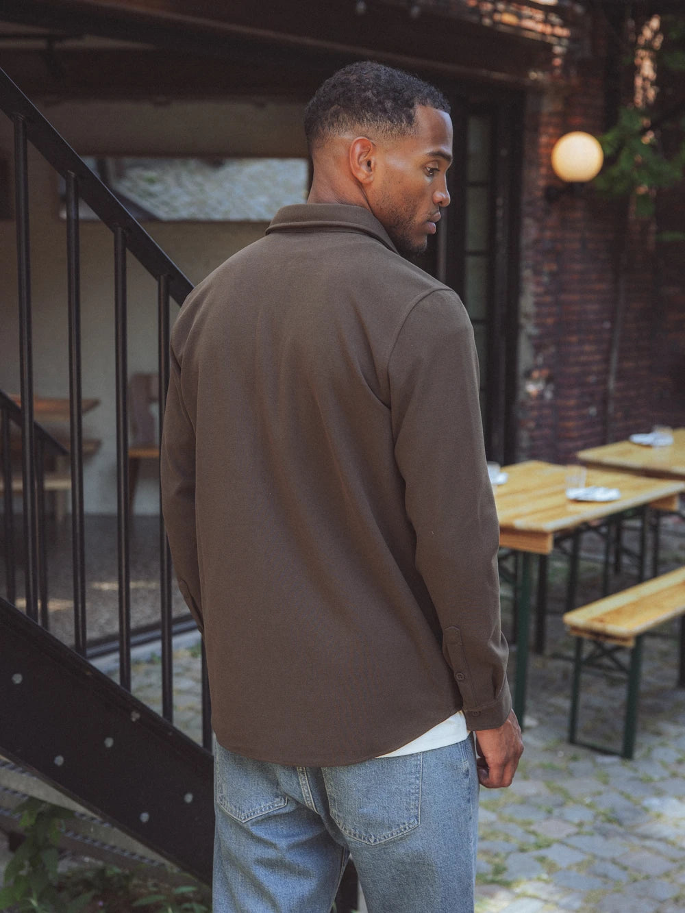 Brown Button Up Shirt