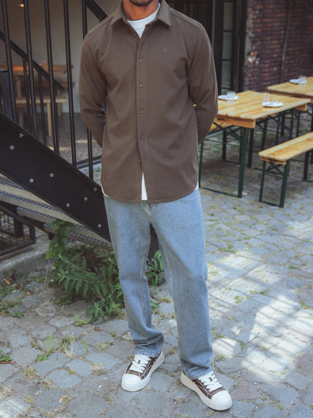 Brown Button Up Shirt