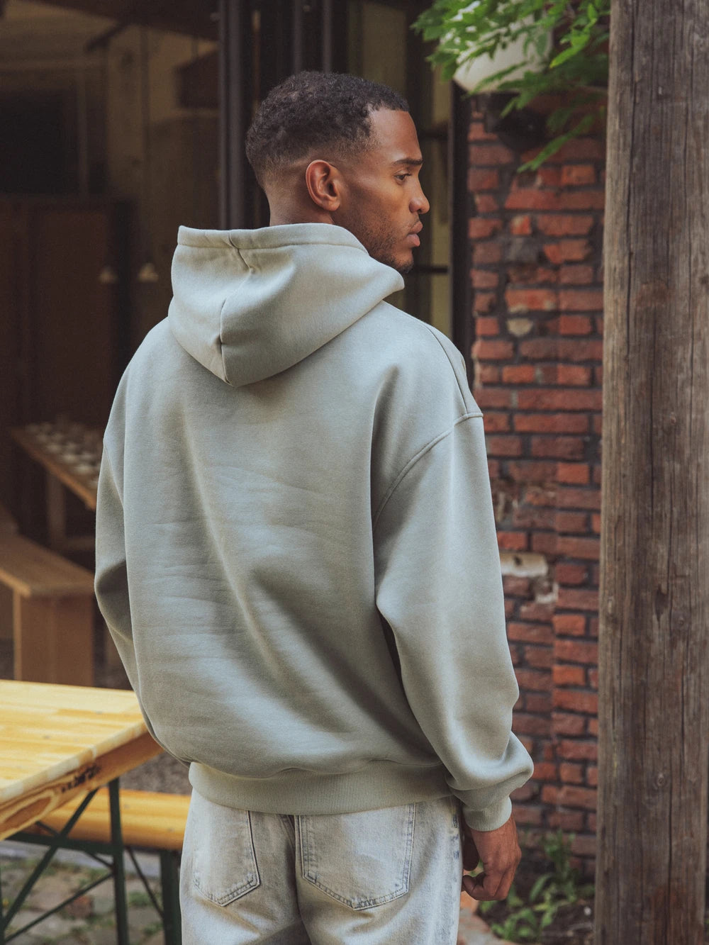 Light Green NY Oversized Hoodie