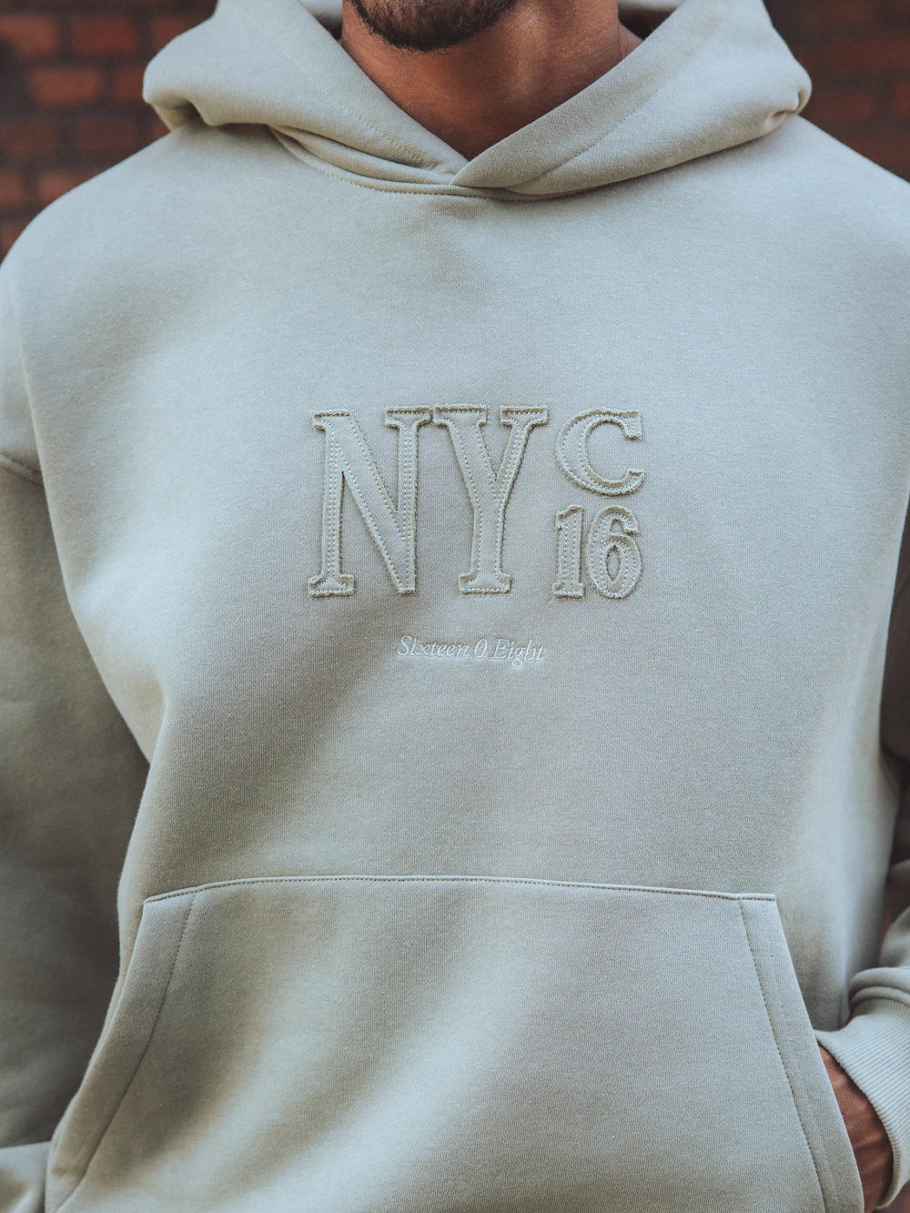 Light Green NY Oversized Hoodie