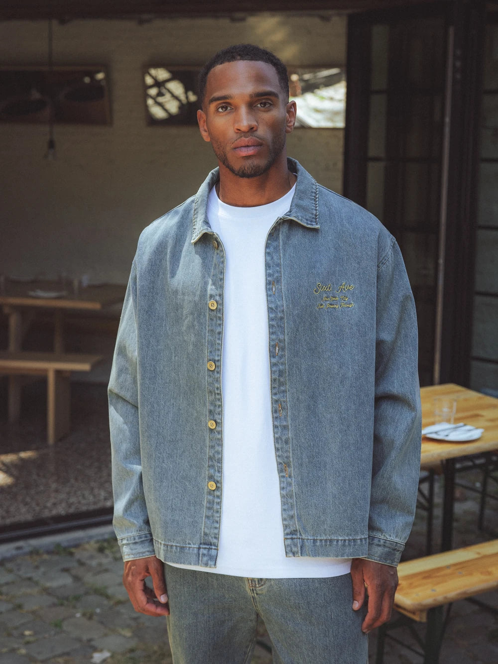 Boxy Denim Overshirt