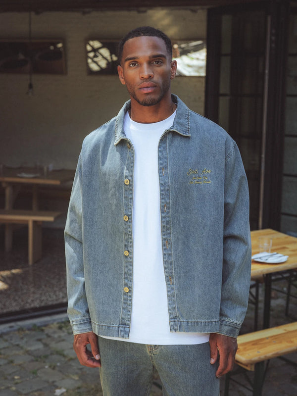 Boxy Denim Overshirt