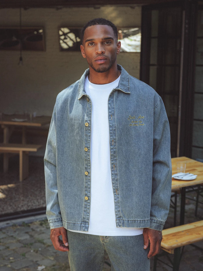 Boxy Denim Overshirt