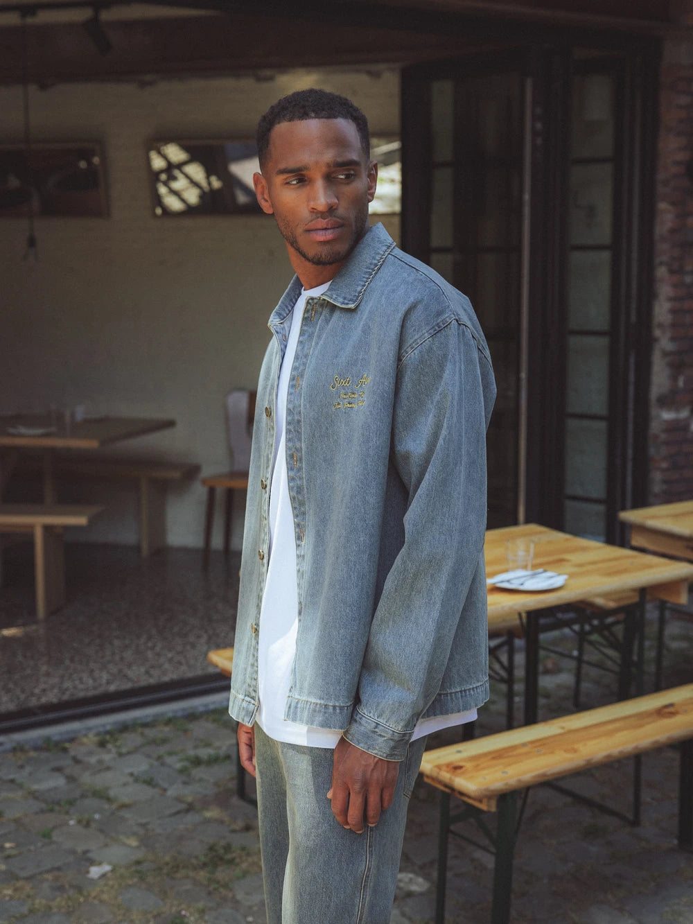Boxy Denim Overshirt
