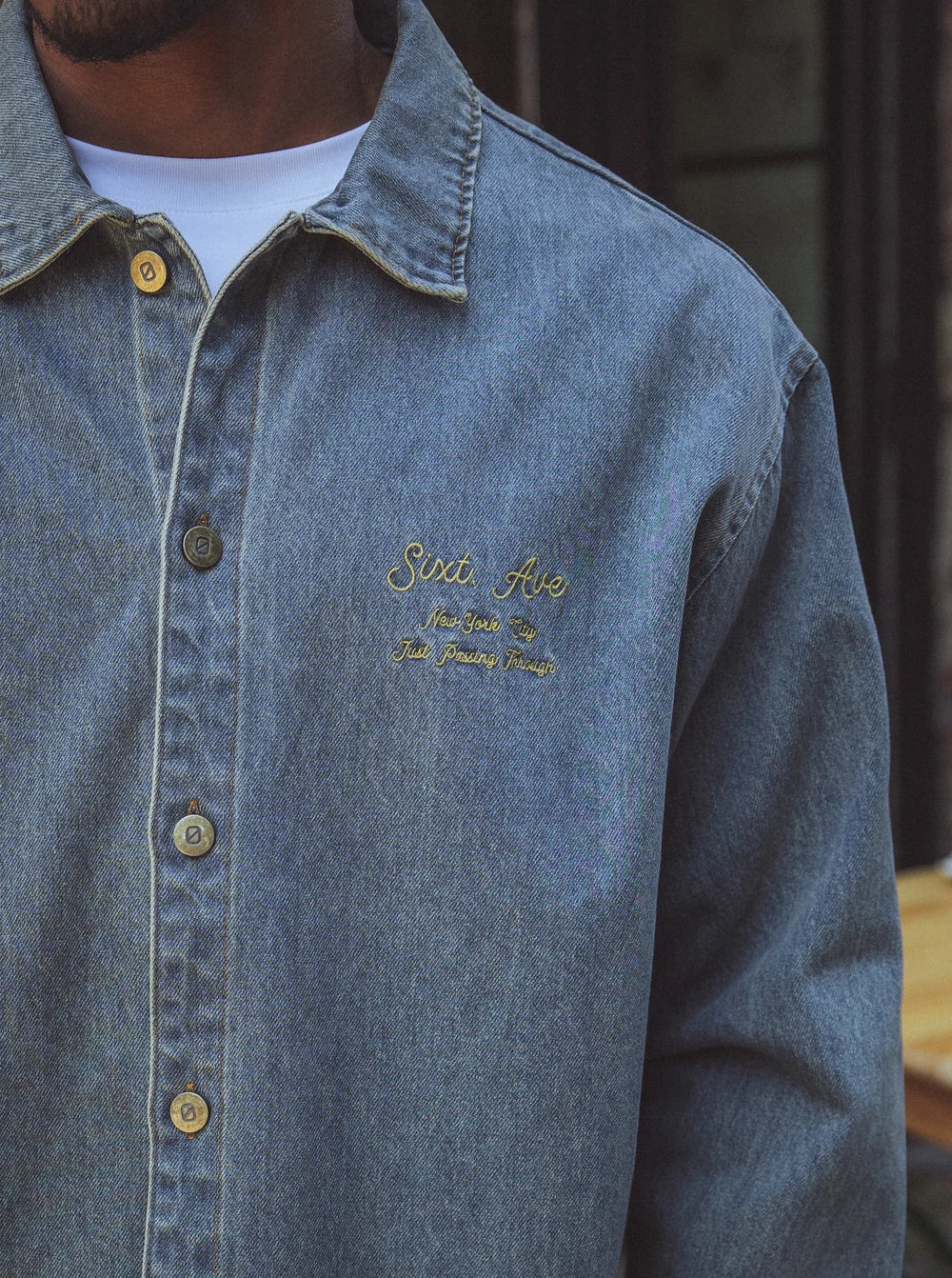 Boxy Denim Overshirt