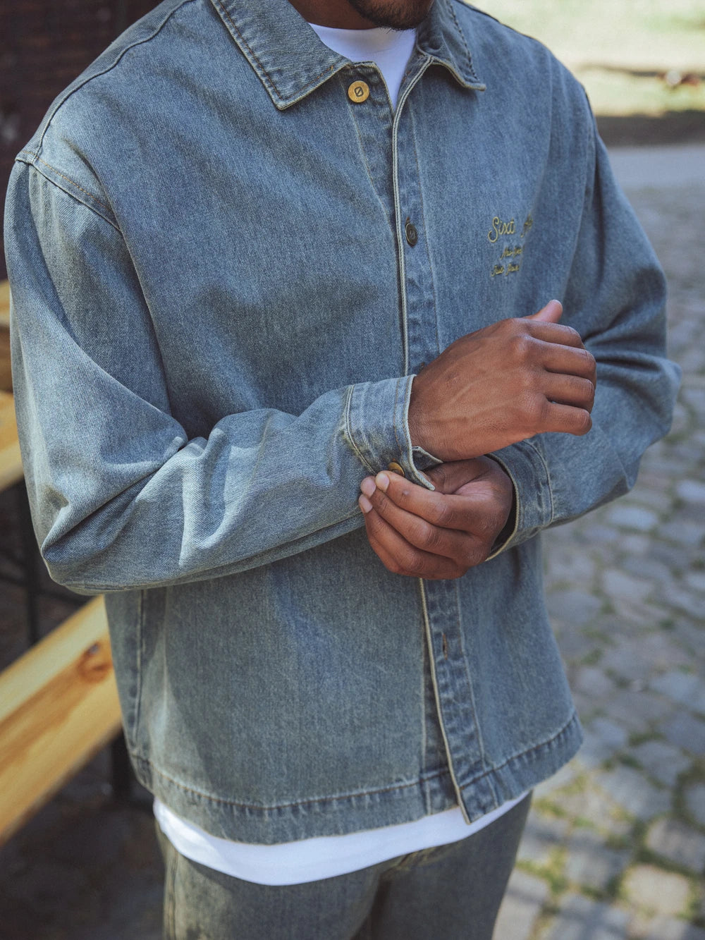 Boxy Denim Overshirt