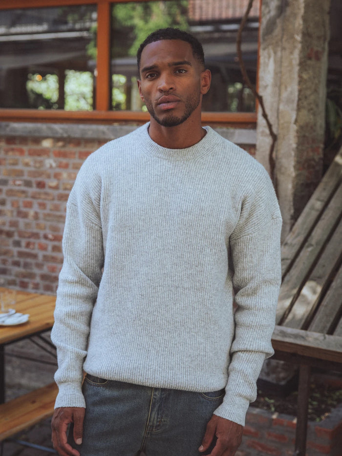 Grey Knitted Sweater