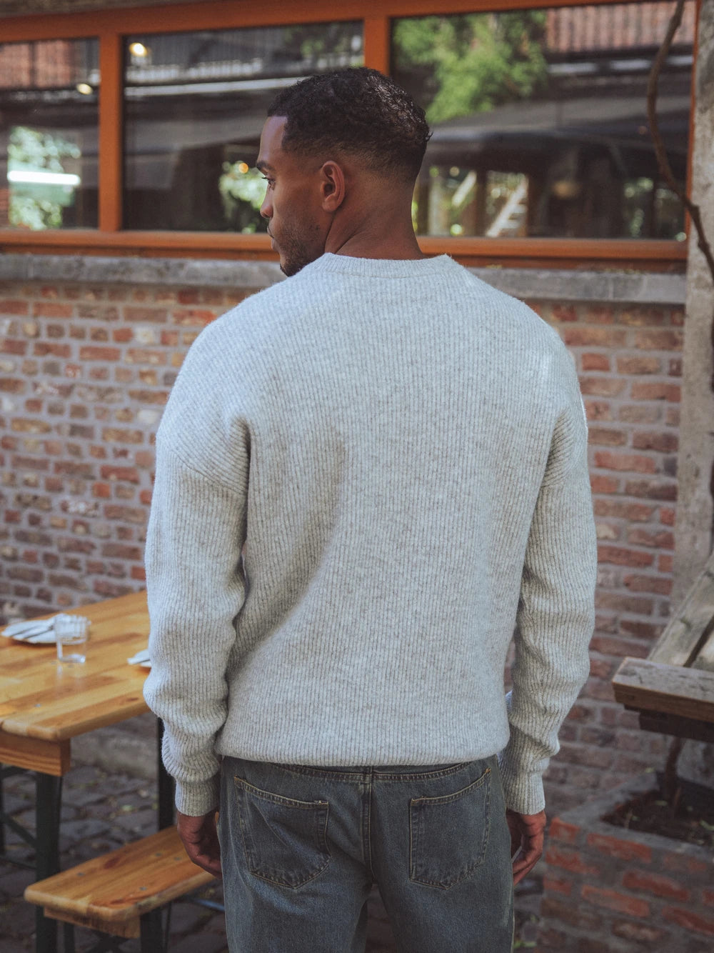 Grey Knitted Sweater