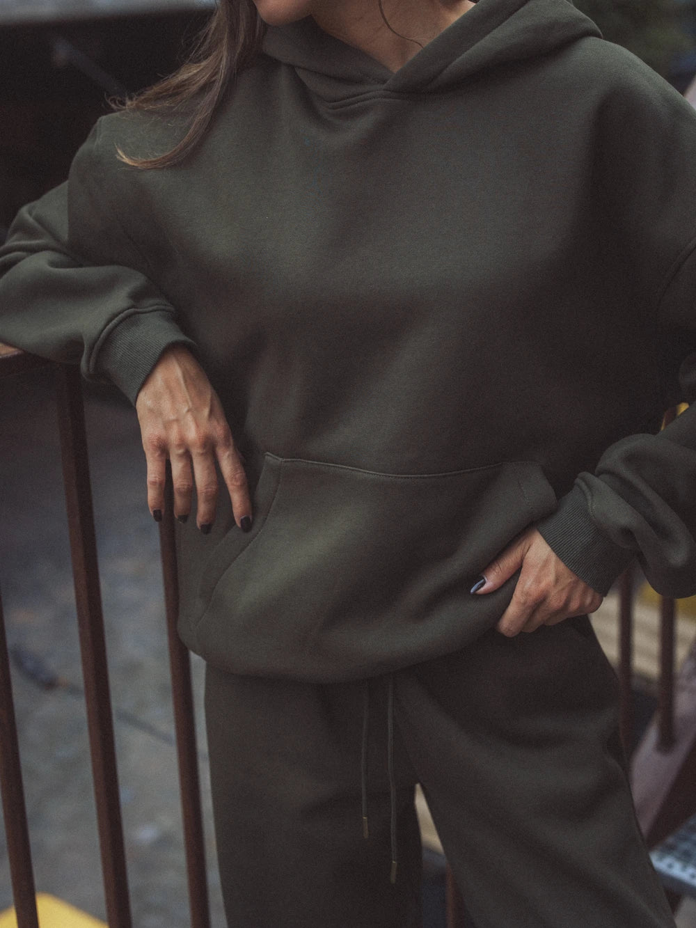 Army Oversized Hoodie