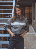 Graue Trainingsjacke