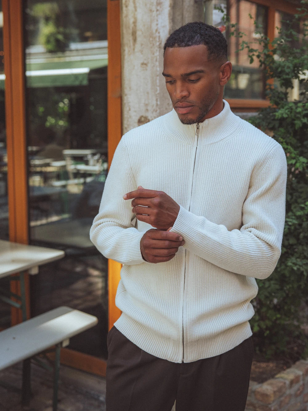 White Knit Vest