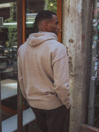 Light Brown Knit Hoodie